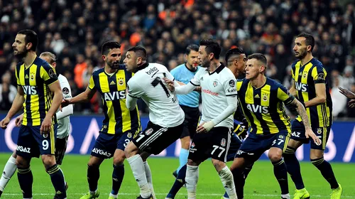 Derby nebun în Istanbul! Beșiktaș conducea cu 3-0 la pauză, dar Fenerbahce a oferit o revenire de senzație