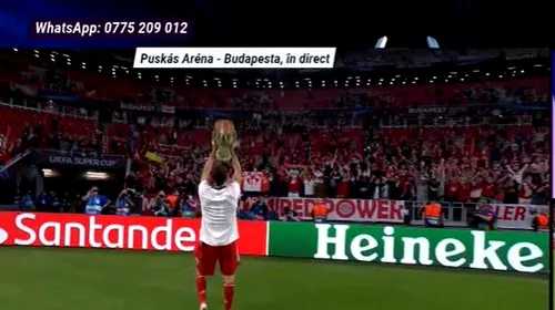 Bayern Munchen a ridicat trofeul Supercupei Europei în fața spectatorilor! Sărbătoarea pe care credeam că nu o să o mai vedem | FOTO