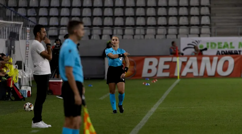 Cu ce se ocupă arbitra albaneză Emanuela Rusta, cea care l-a disciplinat pe Elias Charalambous, când nu e pe terenul de fotbal! Așa profesoară, mai rar | FOTO