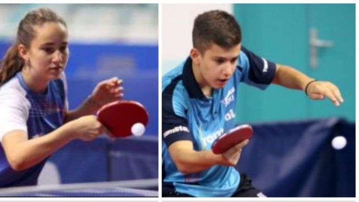 Pe continent, românii nu au rivali la cadeți. O nouă "dublă" la tenis de masă, la concursul Top 10 Europa. Dragoman și Pletea, campioni la individual