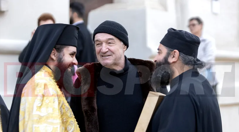 Imaginile momentului! Cum a venit îmbrăcat Gigi Becali la moaștele Sfântului Dimitrie cel Nou, de la Patriarhie | GALERIE FOTO EXCLUSIV