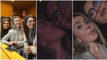 Simona Halep și cele trei prietene cu care a mers la concertul Loredanei au uitat că sunt în public! Două dintre ele și-au dat frâu liber sentimentelor. FOTO