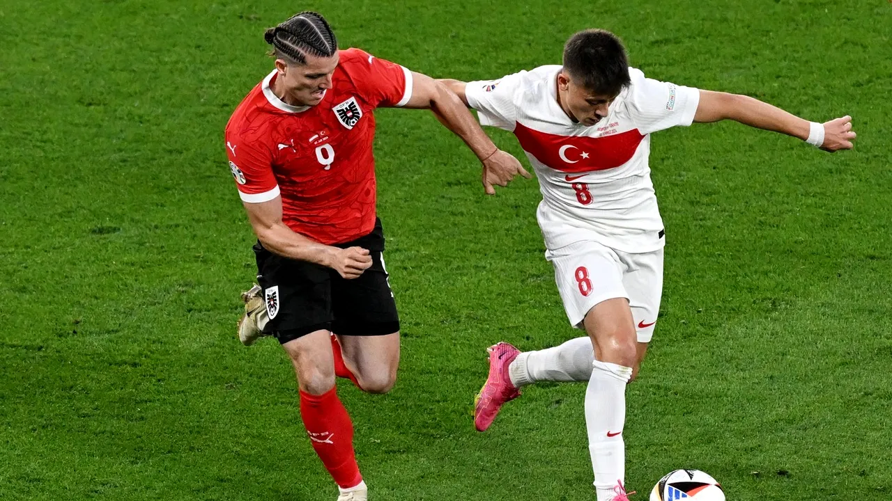 Austria - Turcia 1-2. Trupa lui Vincenzo Montella dă marea lovitură și va întâlni Olanda în sferturile EURO 2024!