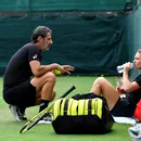Simona Halep și Patrick Mouratoglou, contra curentului la Wimbledon! Cum au ieșit în evidență înaintea meciului cu Kirsten Flipkens | FOTO