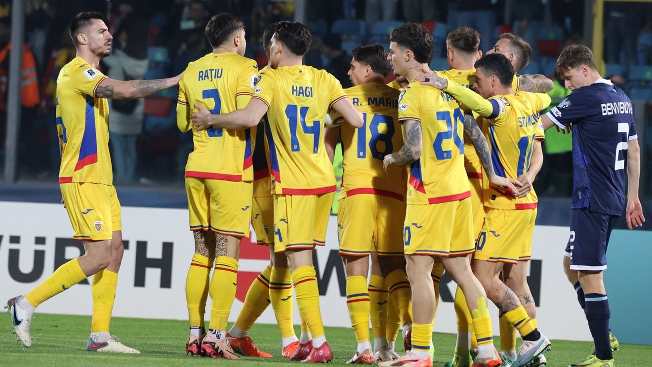Notele fotbaliștilor lui Mircea Lucescu, după San Marino - România 1-5. Cine a fost omul meciului