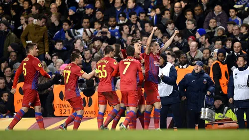 Nu s-au întâlnit prea des cu așa ceva.** Englezii au căscat ochii plini de uimire când au văzut ce se întâmplă pe Stamford Bridge. Steaua - un nou record incredibil