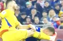 Fotbalistul lui Dan Șucu a reacționat și i-a scris lui Edin Dzeko, după ce a văzut cum l-a desfigurat Mihai Popescu
