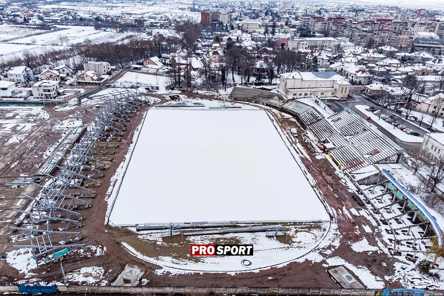 Șantier ”Eugen Popescu” la data de 11 martie 2021. Foto; MArius tudor