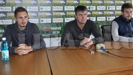 Conferință de presă la SC Bacău:** jucătorii au explicat de ce schimbarea lui Viorel Tănase a fost benefică