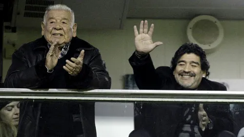 Diego Maradona a revenit în Italia după mai mult de două decenii