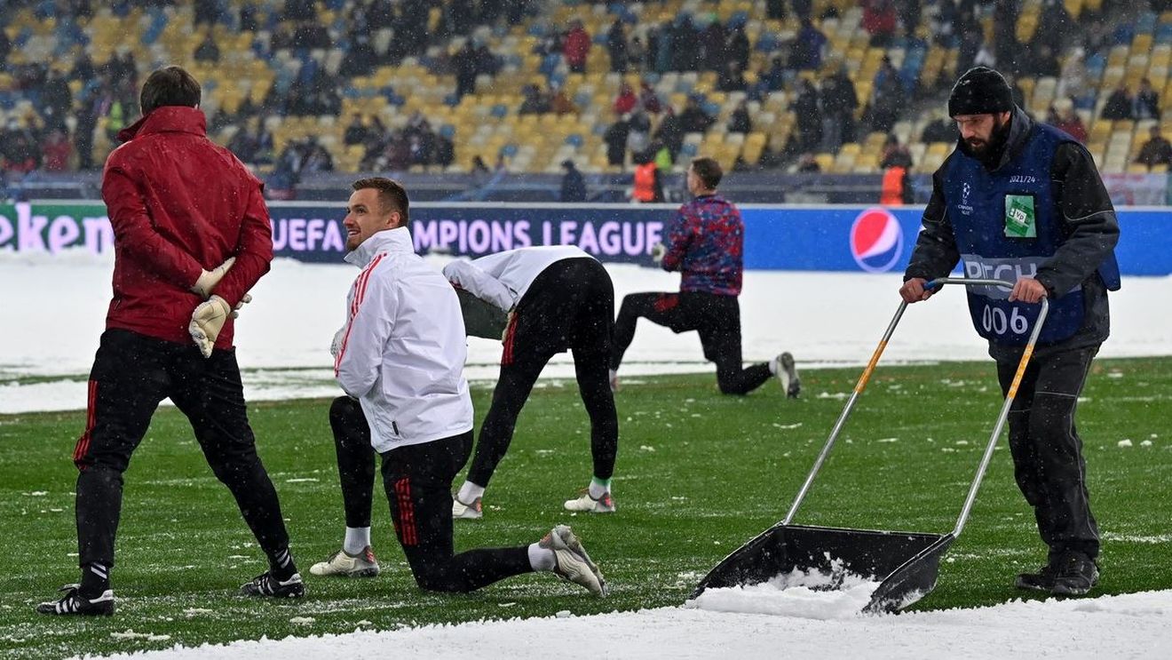 A venit iarna la Kiev! Mircea Lucescu, șocat înaintea marelui derby cu Bayern: „Sper să se joace!” | FOTO