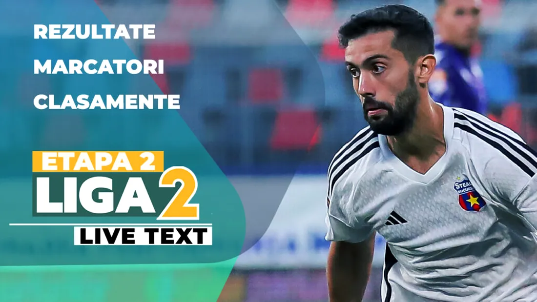 Liga 2, etapa 2 | Steaua se impune la Buzău, CS Mioveni învinge surpriza din prima rundă. FC Bihor a fost îngenuncheat la Buftea, Miercurea Ciuc a defilat și la Severin