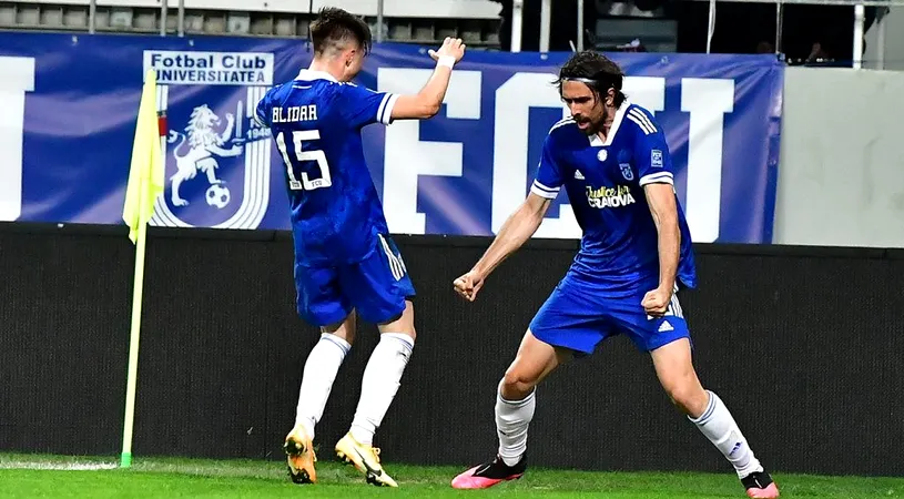 Andrea Compagno, one-man show! Italianul a făcut diferența în ”FC U” Craiova - CS Mioveni: ”Suntem aproape de Liga 1.” Ce a spus de posibilul derby din Bănie de sezonul următor, cu Universitatea Craiova