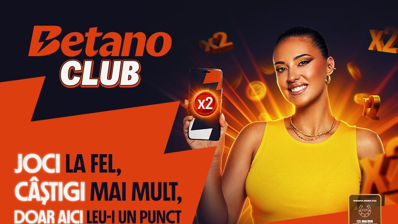 ADVERTORIAL | Betano Club - Joci la fel, câștigi mai mult: până la 4.000 Lei Cash săptămânal