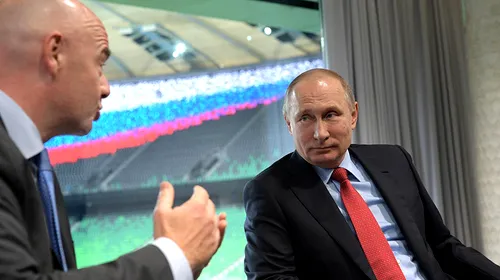 Președintele FIFA a fost în vizită în Rusia și s-a întâlnit cu Vladimir Putin. Primele probleme care au apărut la Cupa Confederațiilor
