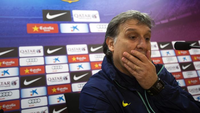 "Tata" Martino și-a anunțat plecarea de la Barcelona
