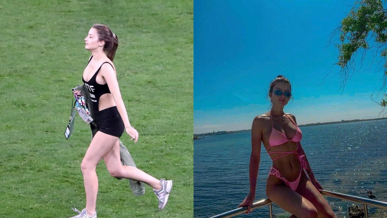 Cine este femeia care a pătruns pe teren în Finlanda - Belgia de la EURO 2020 + Ce a postat, pe internet, înainte să-și pună planul în aplicare | GALERIE FOTO