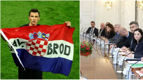 Atât de mult iubesc croații fotbalul! GALERIE FOTO | Unic în istorie: ce s-a întâmplat în prima ședință a Guvernului de la Zagreb după marea victorie cu Anglia