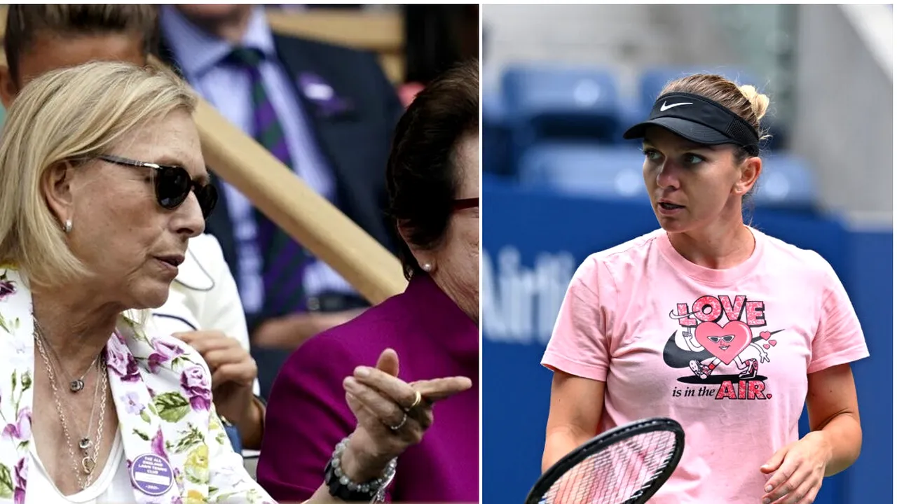 Martina Navratilova, reacție fără precedent în cazul de dopaj al Simonei Halep! Ce spune despre suspendarea primită de româncă