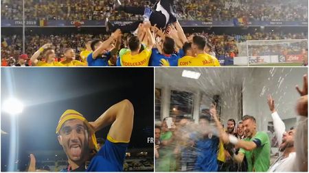 România U21 la EURO 2019 | Ce nu s-a văzut la TV. Momente nebune la finalul partidei cu Franța U21