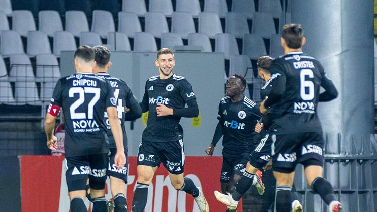 Lukic, eroul Universității Cluj, reacție sinceră după hat-trick-ul cu Corvinul: „Am crezut că jucăm contra Barcelonei, am avut noroc”