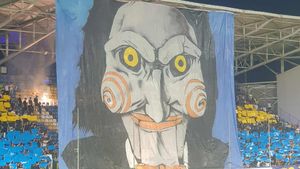 Scenografie impresionantă a galeriei Petrolului. Cum au încercat să-i sperie pe cei de la FCSB