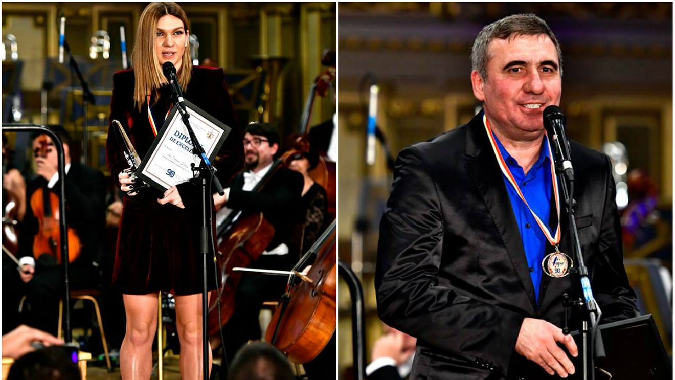 SUPER FOTO | "Regina" și "Regele" l-au orbit pe "Arnold". Imagine savuroasă oferită de Simona Halep și Gheorghe Hagi