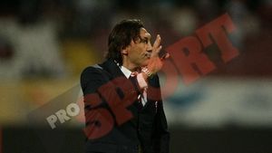 Bonetti s-a supărat pe jucători: "M-au dezamăgit în prima repriză! Din păcate, trebuie să recunosc, calitatea lotului este cea care este"