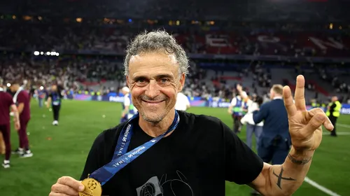 PSG – Inter 5-0. Luis Enrique, gest tulburător pentru fiica lui decedată în 2019, după triumful din finala Ligii Campionilor