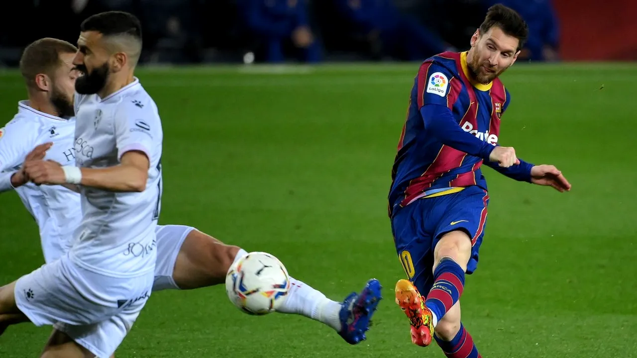 Barcelona a făcut instrucție cu Huesca! Leo Messi și Antoine Griezmann, goluri de pe altă planetă | VIDEO