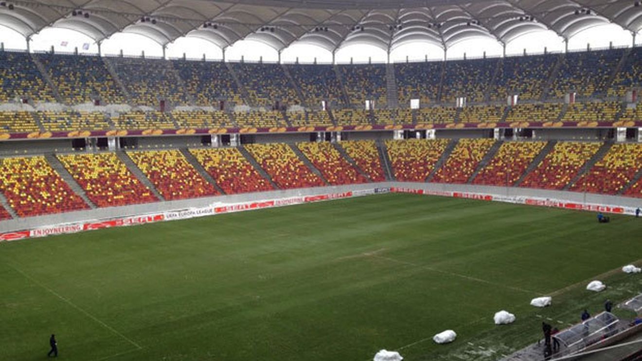Așa arată ASTĂ‚ZI gazonul de pe National Arena!** Steliștii au inspectat terenul