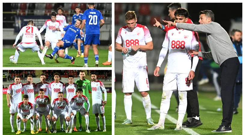 Ovidiu Burcă, impresionat de jucătorii săi utilizați în meciul cu ”FC U” Craiova: ”Sunt mândru.” Antrenorul nu știe când Dinamo va reveni cu jocurile de acasă la București