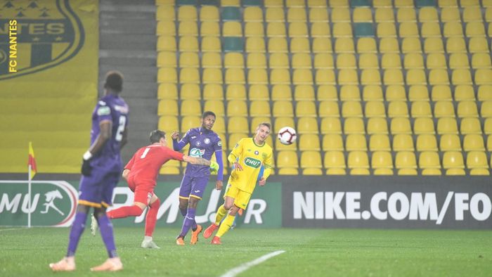 FOTO | Coincidența de la meciul lui Nantes cu Toulouse. Ce s-a întâmplat în minutul 9 al partidei