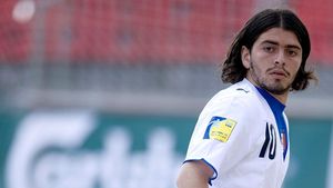 Diego Armando Maradona în finala mondialului pe plajă