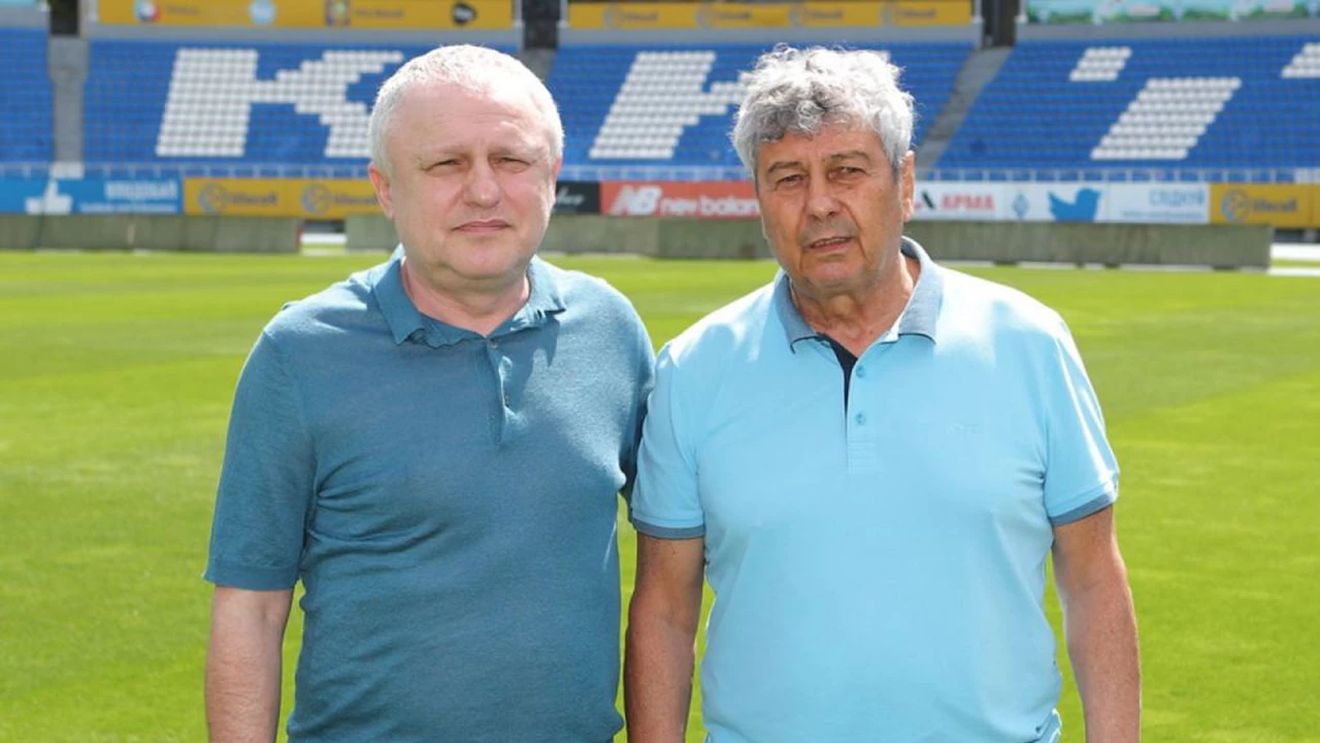 Mesajul ferm al lui Igor Surkis pentru Vladimir Putin! Bannerul afișat de patronul lui Dinamo Kiev și fratele său la meciul caritabil cu Borussia Dortmund | FOTO