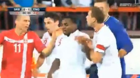 VIDEO** Englezii, ținta scandărilor rasiste! Momente ULUITOARE la meciul U21 Serbia - Anglia 0-1