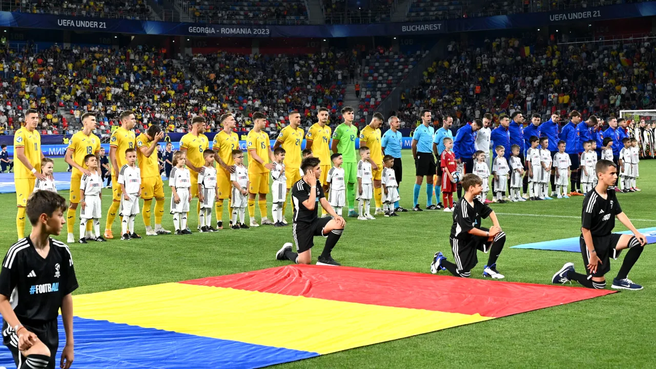 Gafă colosală a organizatorilor la meciul România - Spania 0-3, de la EURO U21! Spectatorilor nu le venea să creadă ce aud în difuzoare
