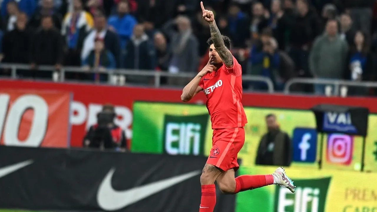 Florinel Coman exultă după golul și victoria cu CFR Cluj: „FCSB este Steaua!”. Cum a explicat faza de senzație prin care a decis meciul
