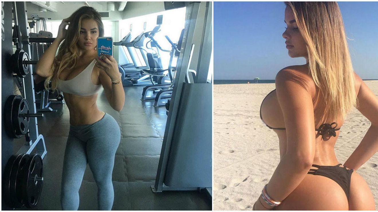 Petrece zeci de ore în sala de fitness, spune că nu a apelat la operații și că e "mult peste Kim Kardashian". FOTO Cum arată această tânără