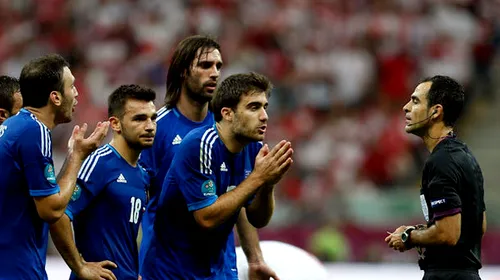 Suedezii se tem de arbitraje după ce au văzut Polonia-Grecia!** „Dacă se va continua așa, se vor da 20 de cartonașe roșii pe meci”