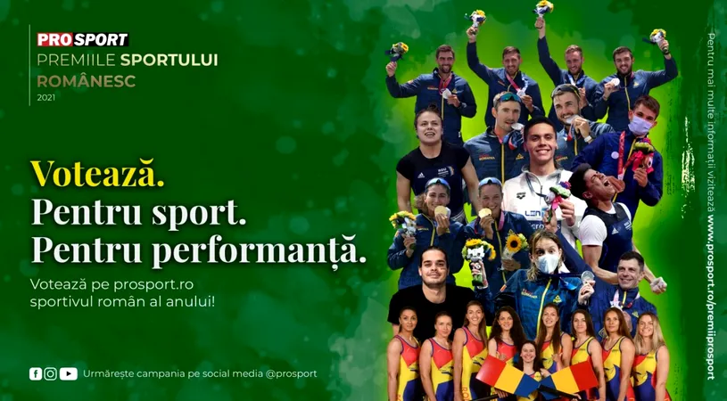 PREMIILE PROSPORT – Votează „Sportivul Anului”