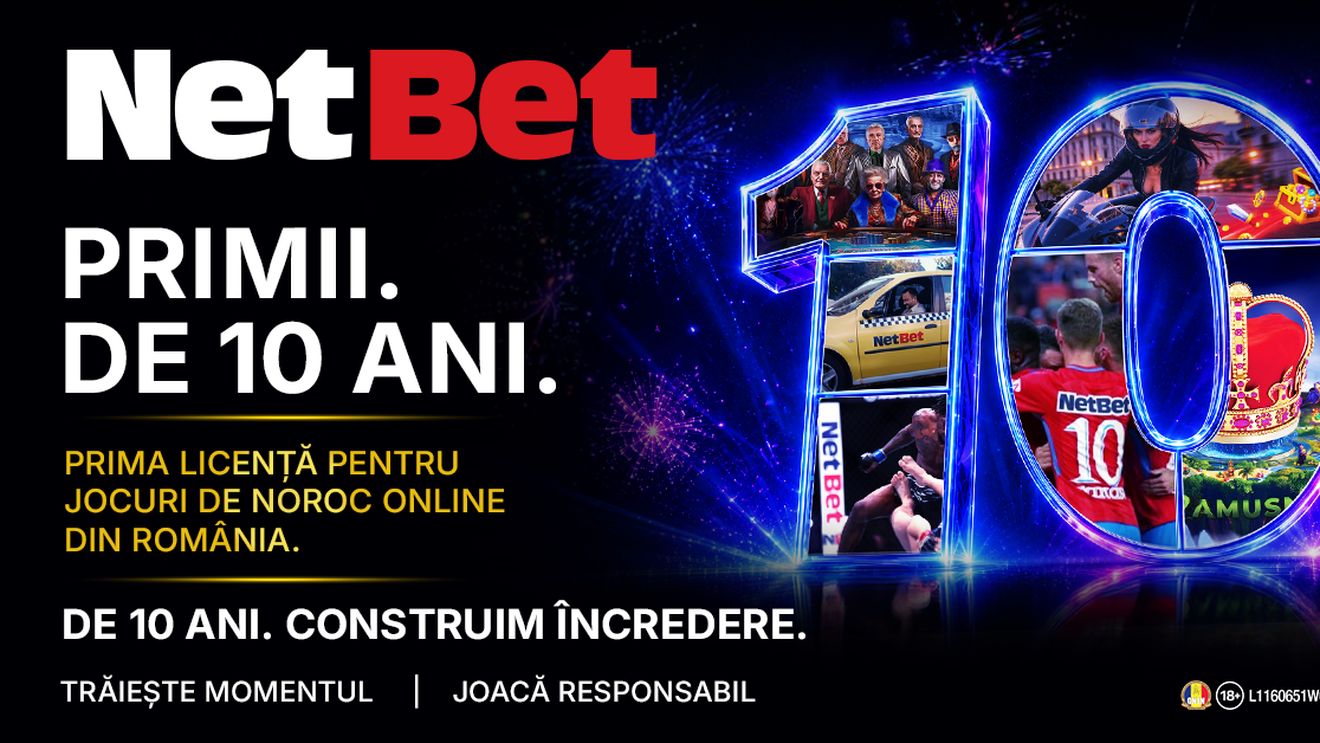 (P) NetBet: o prezență licențiată neîntreruptă pe piața de iGaming din România
