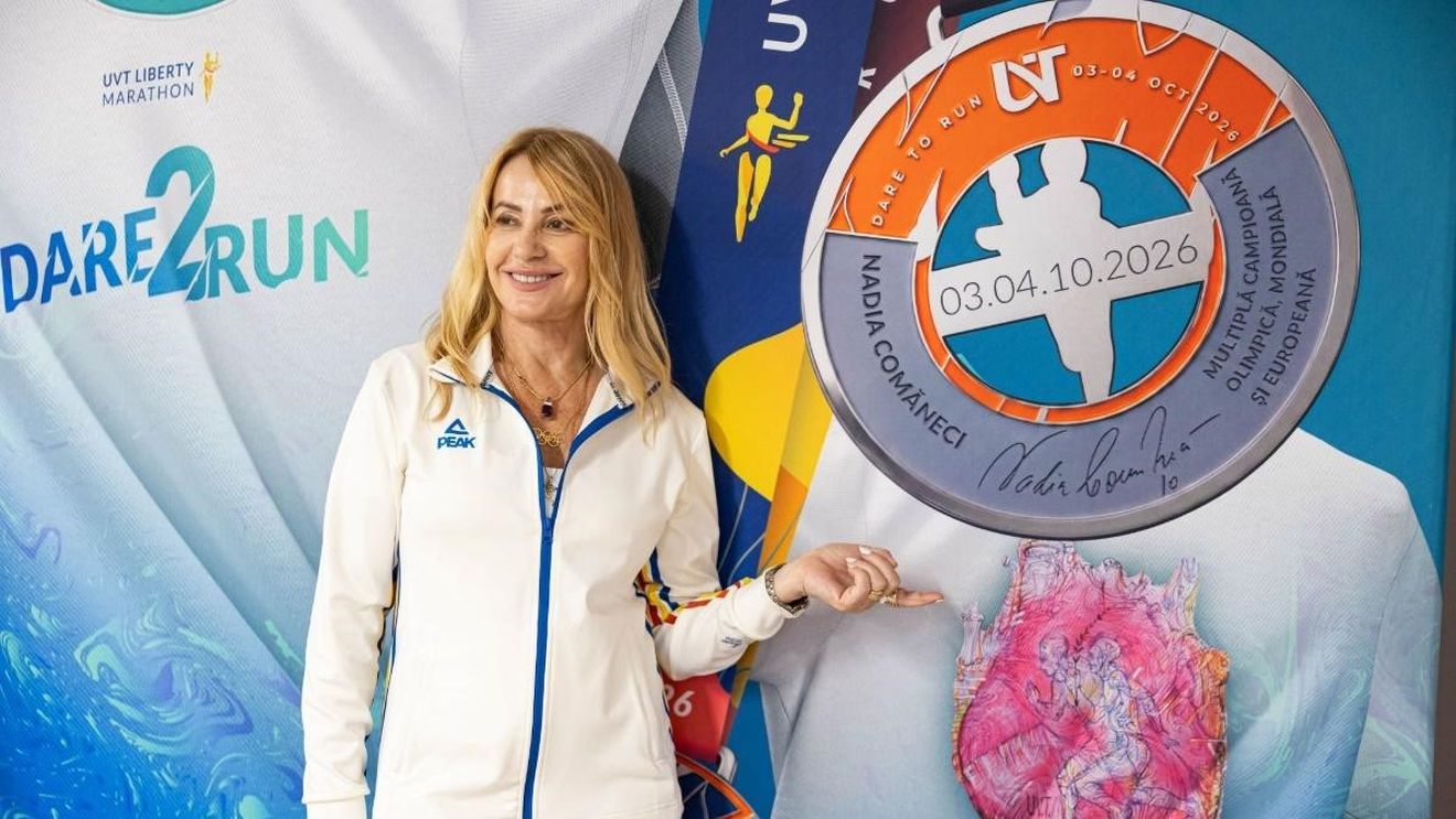 Nadia Comăneci peste tot în 2026! Campioana olimpică va semna medalia campionului de la maratonul organizat într-un mare oraș al țării