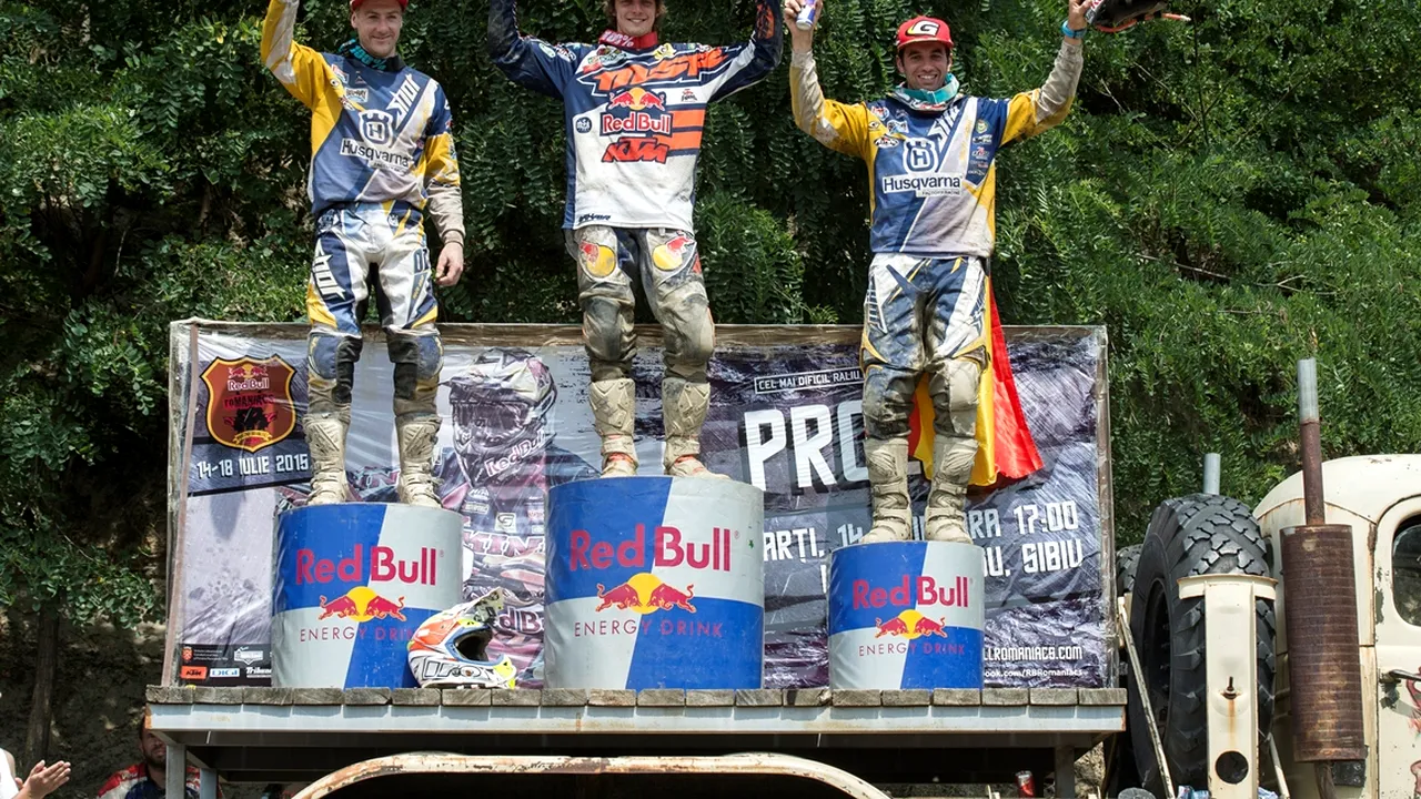 Jonny Walker câștigă pentru a doua oară Red Bull Romaniacs. La doar 17 ani, campionul României la enduro, Norbert Josza termină pe podium la debut