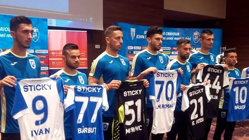 FOTO | CS U Craiova și-a prezentat achizițiile: 