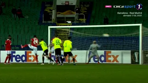 Mario Rondon, gol superb la ȚSKA Sofia – CFR Cluj, în grupele Europa League! Cum au reușit ardelenii să deschidă scorul | FOTO