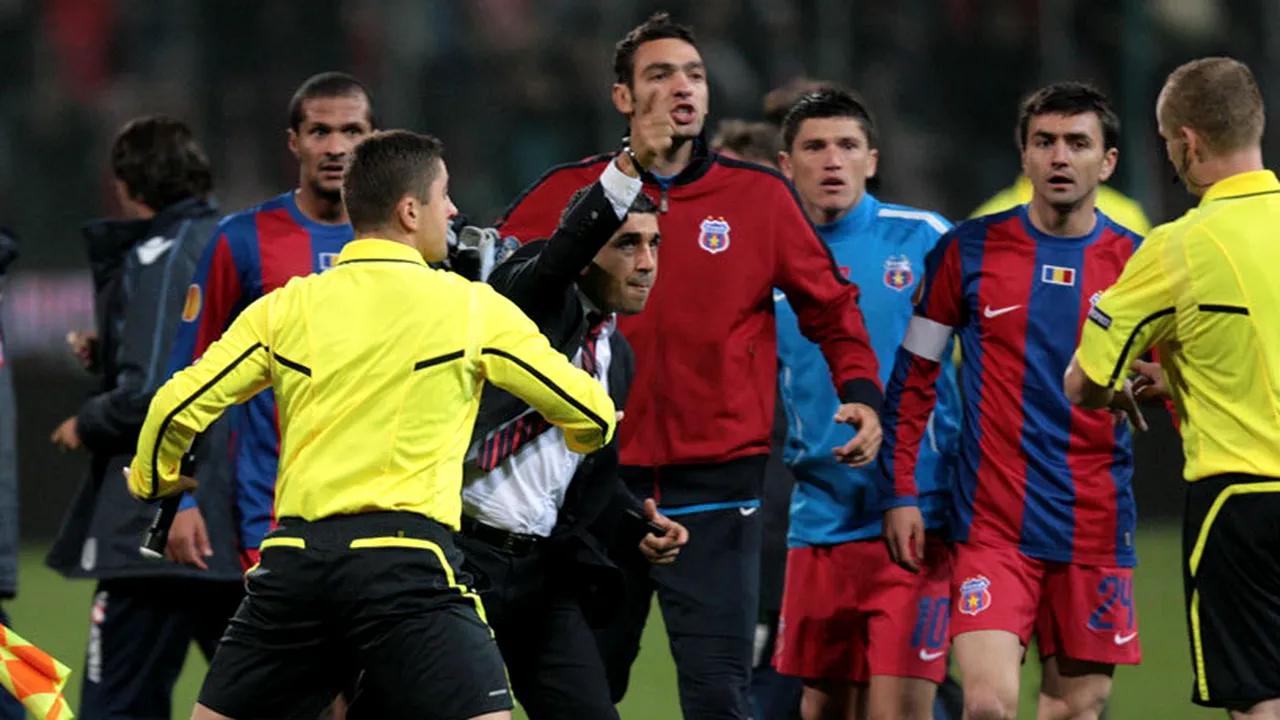 EXCLUSIV: ProSport a descoperit ruda arbitrului Iulian Dima de la Steaua! Centralul a făcut mai multe greșeli contra Oțelului