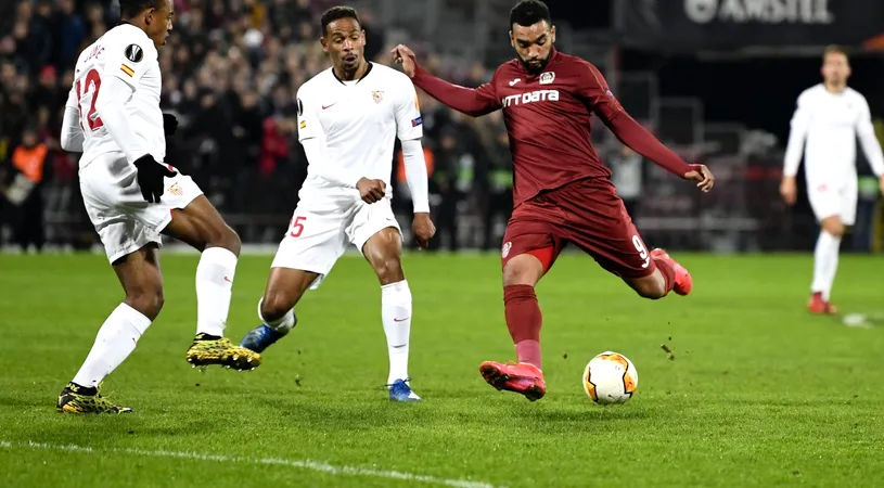 Veste excelentă pentru CFR Cluj! Anunțul făcut de UEFA înaintea partidei de joi cu Sevilla, din 16-imile Europa League