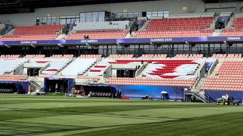 Ce veste! Am putea fi mai mulți decât italienii la Euro U21. ProSport a intrat pe stadionul unde tricolorii lui Daniel Pancu vor încerca să obțină victoria anului