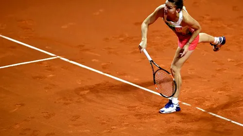 O oră de tenis pe Playstation! Simona Halep a spulberat-o pe Karin Knapp și s-a calificat în optimi la Madrid